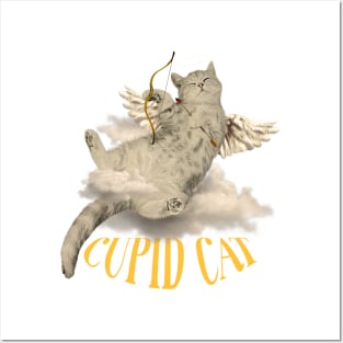 Cupid Cat Posters and Art